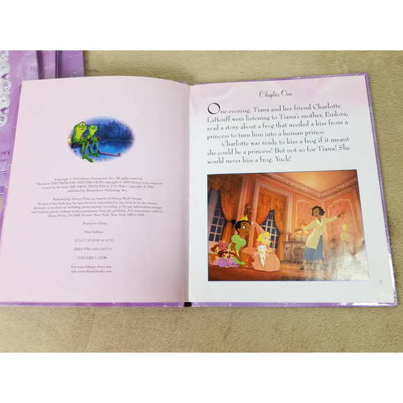 Walt Disney Princess Books Pocahontas Jessie Mulan Alice Tiana Lot of 7 Vintage - Picture 8 of 12